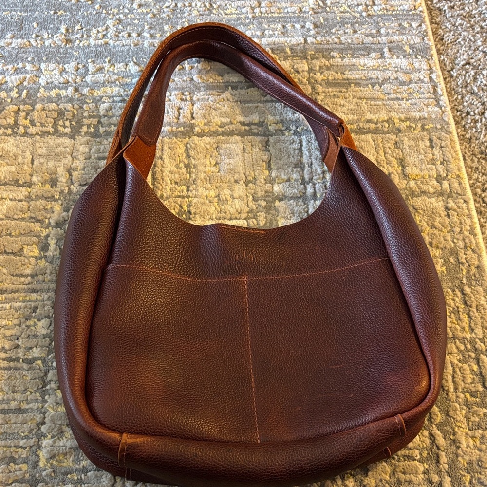 Nutmeg Large Madison Portland Leather Goods Full Grain Leather
